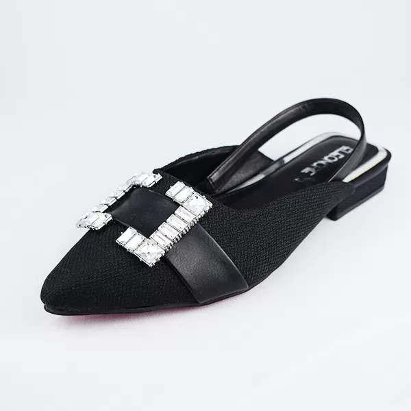 Mule pour femme BS01 NOIR..................  sandale médicale femme confortable Maroc
